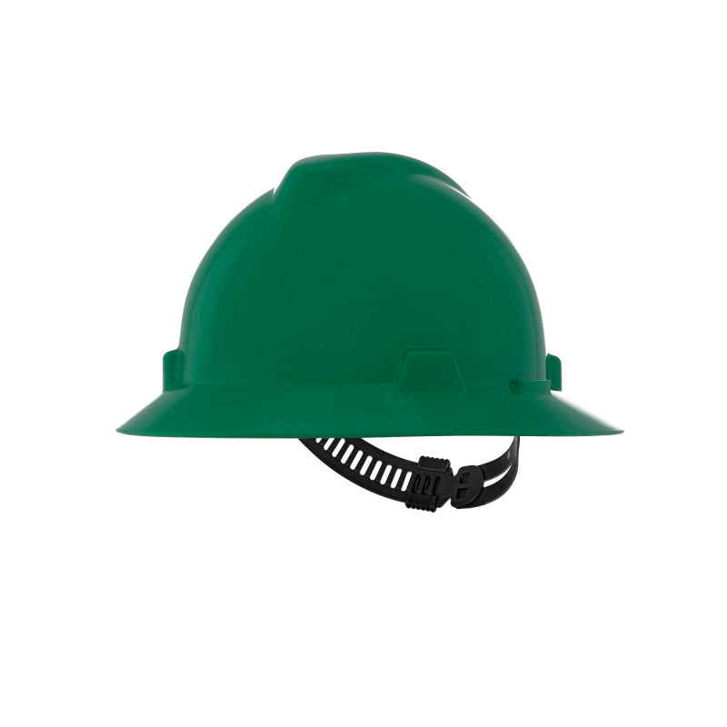 MSA V-Gard Full Brim Hard Hat - Staz-On Suspension