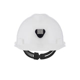 MSA V-Gard Cap Style Hard Hat - Staz-On Suspension w / Lamp Bracket & Cord Holder - White (20-Pack)