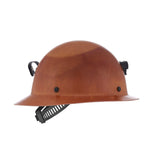 MSA Skullgard Cap Style Hard Hat w/ Lamp Bracket - Staz-On Suspension - Natural Tan