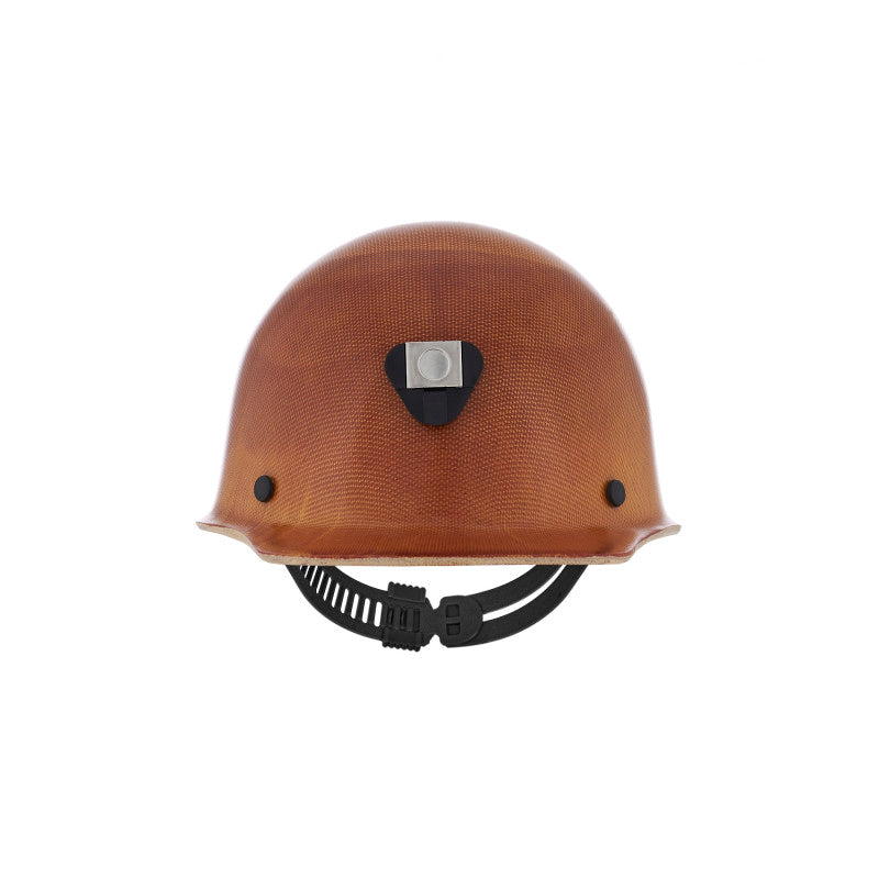 MSA Skullgard Cap Style Hard Hat w/ Lamp Bracket - Staz-On Suspension - Natural Tan