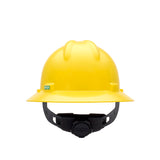 MSA V-Gard Full Brim Hard Hat - Fas-Trac Suspension