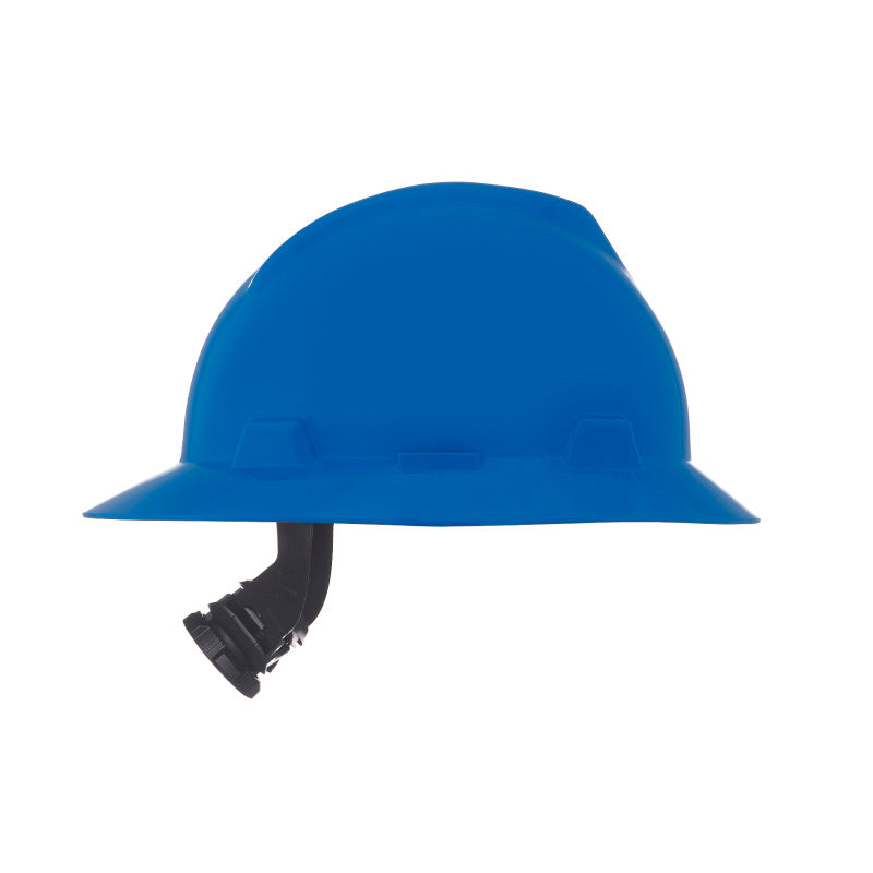 MSA V-Gard Full Brim Hard Hat - Fas-Trac Suspension
