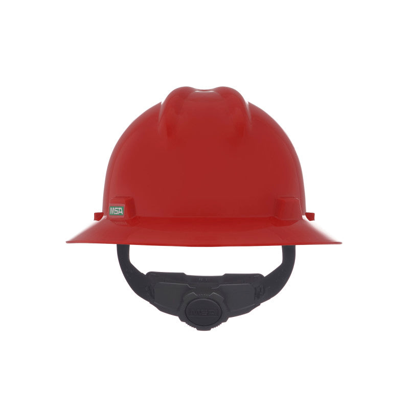 MSA V-Gard Full Brim Hard Hat - Fas-Trac Suspension