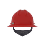 MSA V-Gard Full Brim Hard Hat - Fas-Trac Suspension