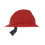 MSA V-Gard Full Brim Hard Hat - Fas-Trac Suspension