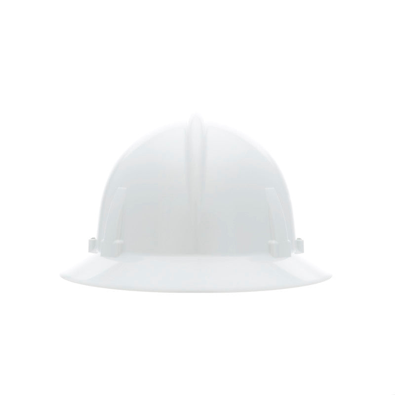 MSA Topgard Full Brim Hard Hat - Fas-Trac III Suspension