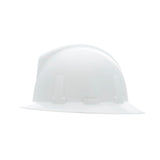 MSA Topgard Full Brim Hard Hat - Fas-Trac III Suspension