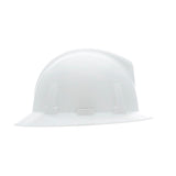 MSA Topgard Full Brim Hard Hat - Fas-Trac III Suspension