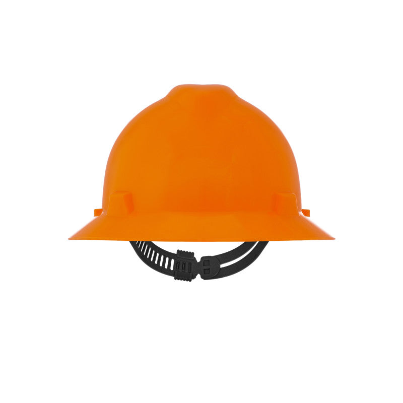 MSA V-Gard Full Brim Hard Hat - Staz-On Suspension