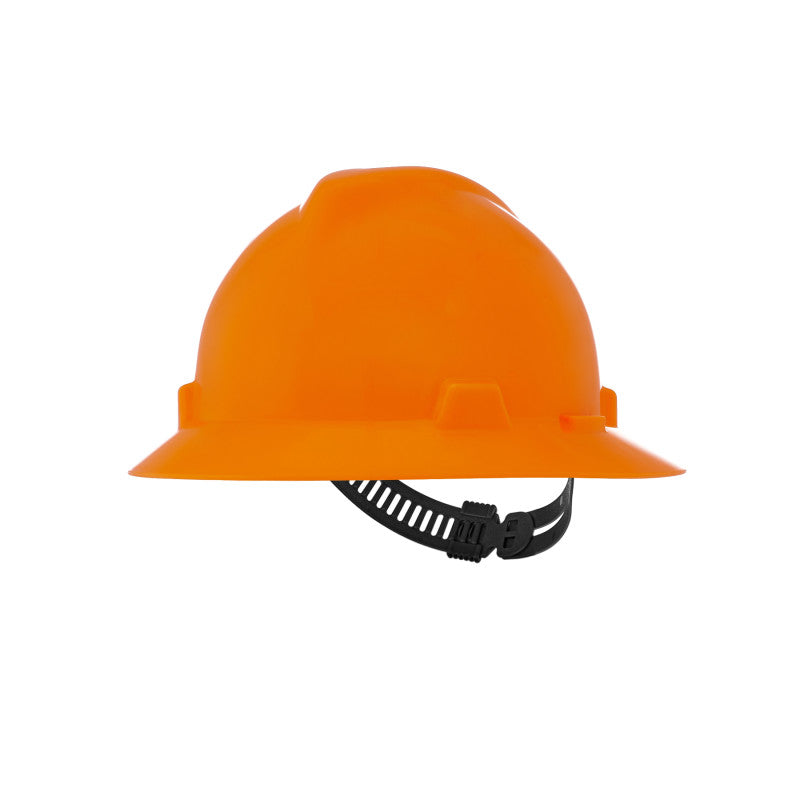 MSA V-Gard Full Brim Hard Hat - Staz-On Suspension