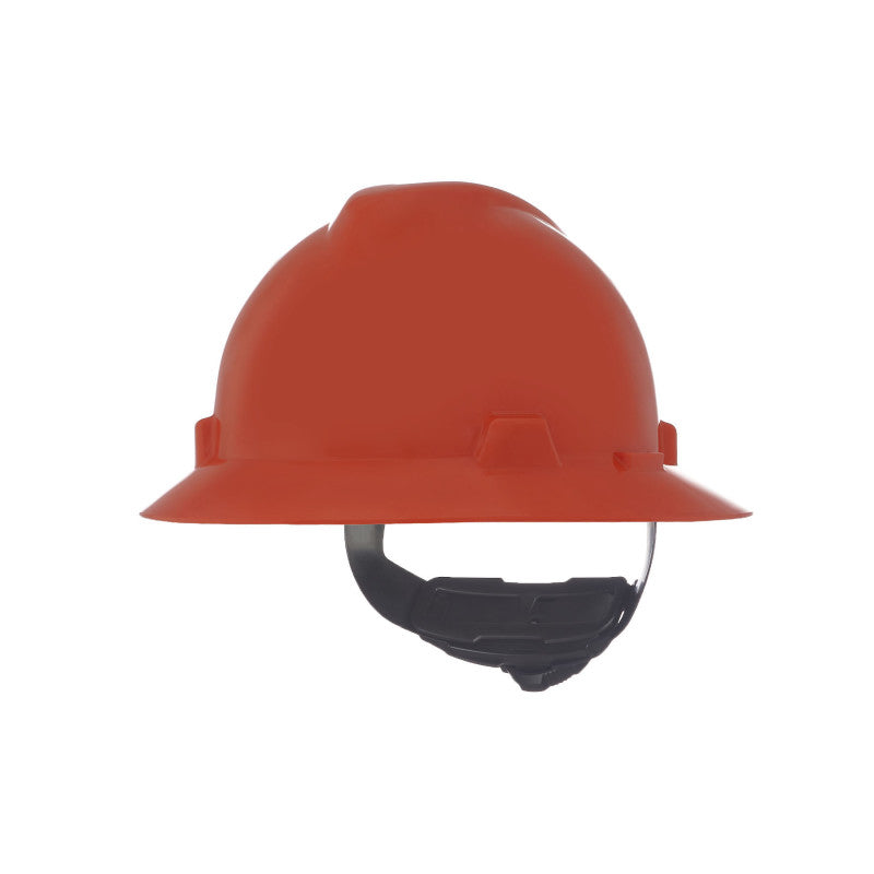 MSA V-Gard Full Brim Hard Hat - Fas-Trac Suspension
