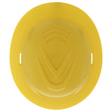 MSA V-Gard C1 Full Brim Hard Hat - Fas-Trac III Suspension