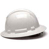 Pyramex Ridgeline Full Brim Hard Hat - 4-Point Ratchet Suspension