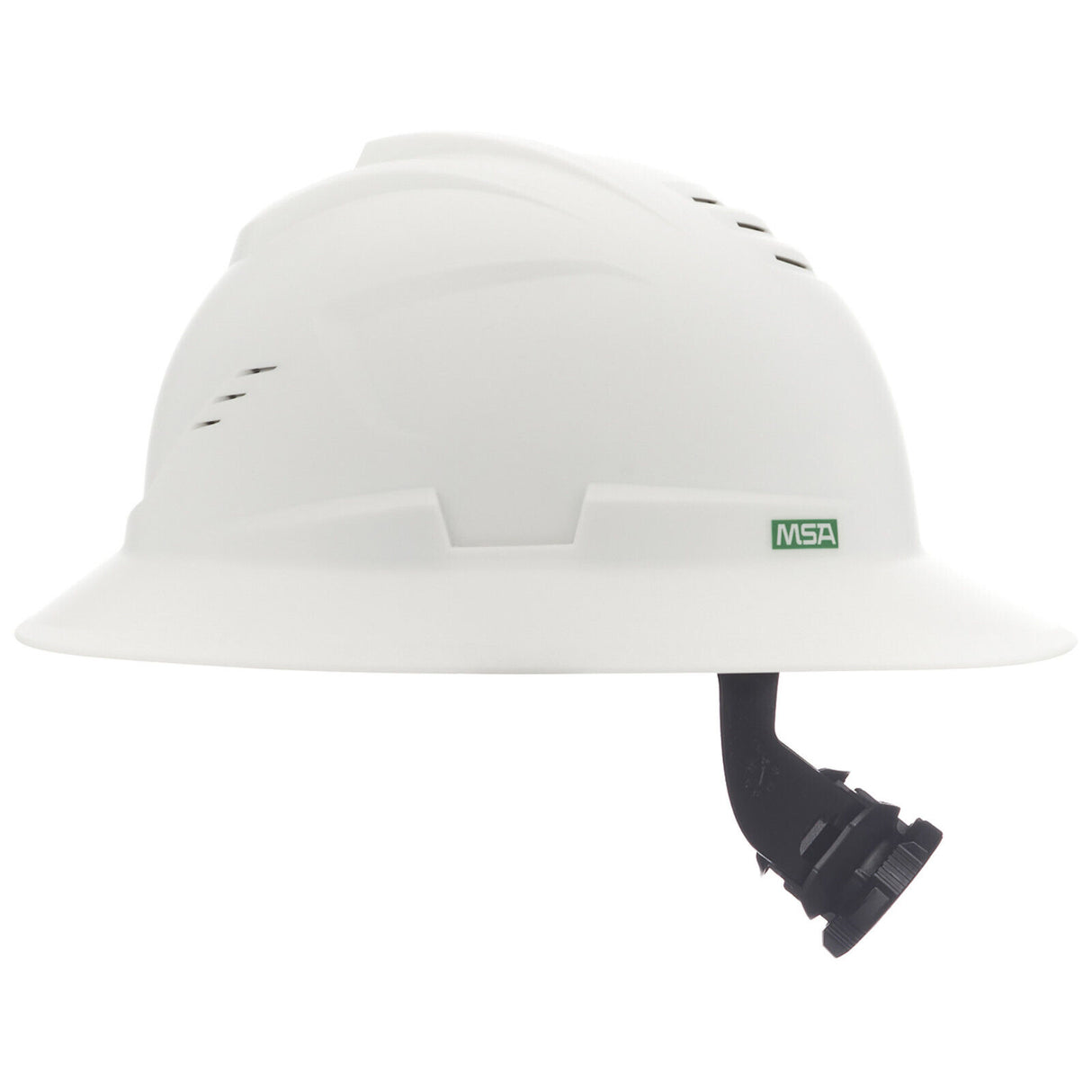MSA V-Gard C1 Full Brim Vented Hard Hat - Fas-Trac III Suspension