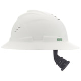 MSA V-Gard C1 Full Brim Vented Hard Hat - Fas-Trac III Suspension