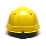 Pyramex Ridgeline Cap Style Vented Hard Hat - 4-Point Ratchet Suspension