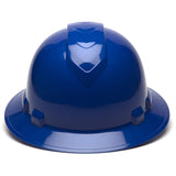 Pyramex Ridgeline Full Brim Hard Hat - 4-Point Ratchet Suspension