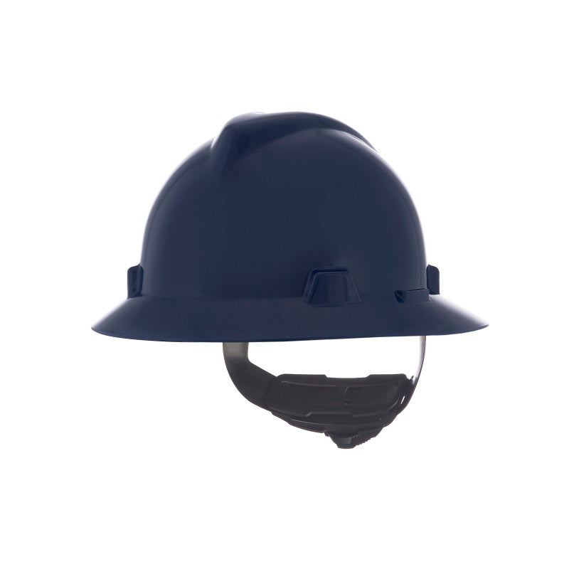 MSA V-Gard Full Brim Hard Hat - Fas-Trac Suspension