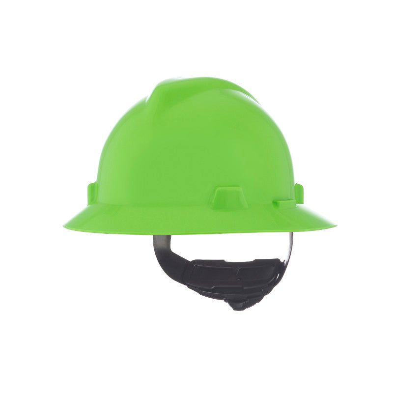 MSA V-Gard Full Brim Hard Hat - Fas-Trac Suspension