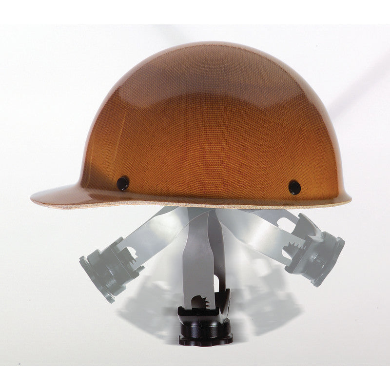 MSA Skullgard Cap Style Hard Hat - Swing Ratchet Suspension - Natural Tan