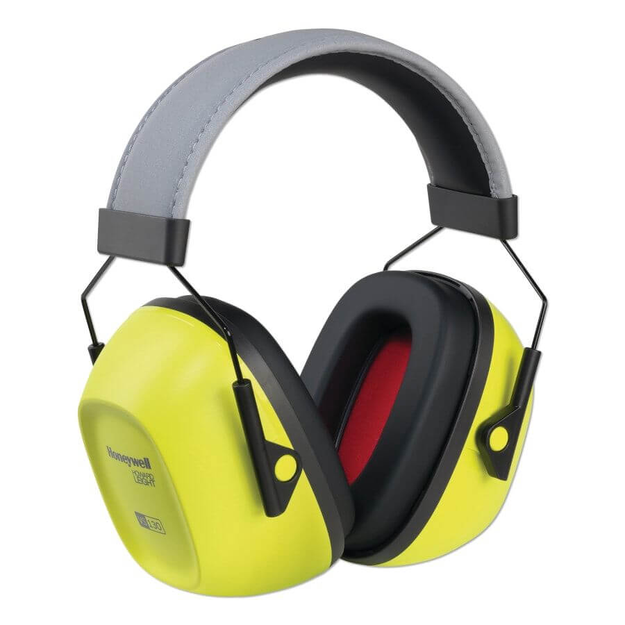 Howard Leight 1035110-VS VeriShield 100 Series Hi-Viz Over-the-Head Passive Earmuffs - NRR 30 dB
