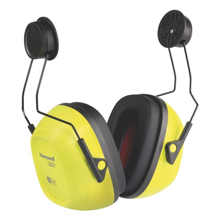 Howard Leight 1035127-VS VeriShield 100 Series Passive Hi-Viz Hard Hat Earmuffs - NRR 27 dB