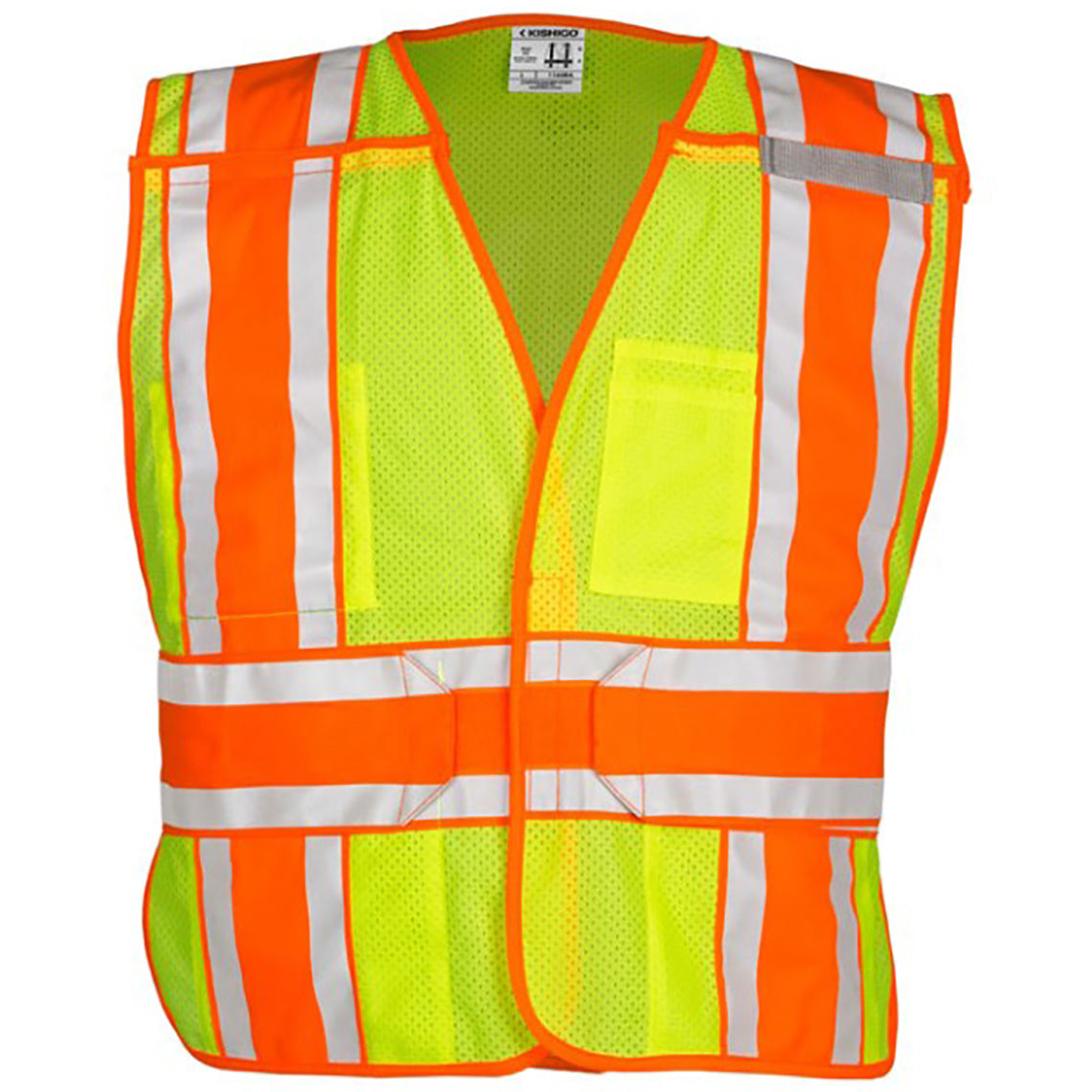 Kishigo 1166BA 4-Season Ultra-Cool Breakaway Safety Vest - Yellow/Lime - Size M-XL
