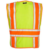 Kishigo 1166BA 4-Season Ultra-Cool Breakaway Safety Vest - Yellow/Lime - Size M-XL