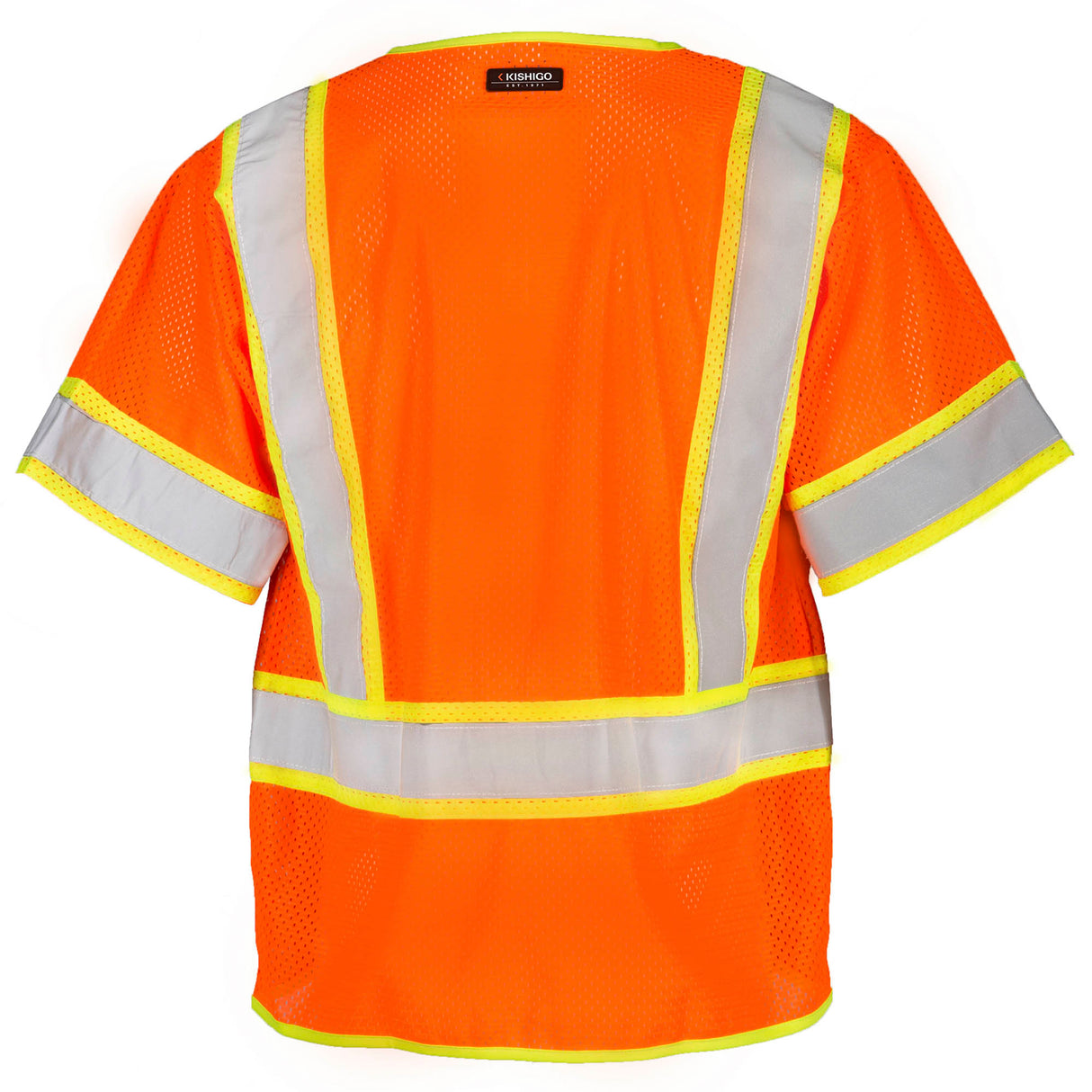 Kishigo 1243 Type R Class 3 Ultra-Cool Mesh Surveyor Safety Vest - Orange