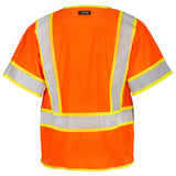Kishigo 1243 Type R Class 3 Ultra-Cool Mesh Surveyor Safety Vest - Orange