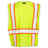 Kishigo 1510 Brilliant Series Heavy Duty Safety Vest - Yellow/Lime