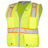 Kishigo 1510 Brilliant Series Heavy Duty Safety Vest - Yellow/Lime