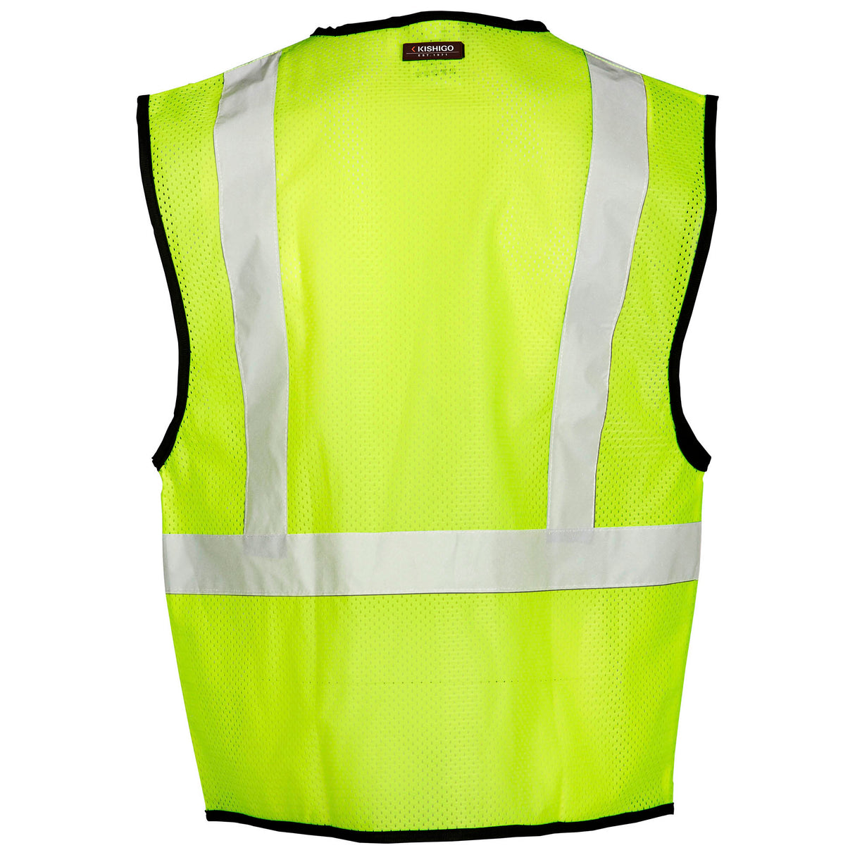 Kishigo 1519 Economy Type R Class 2 Mesh Safety Vest - Yellow/Lime