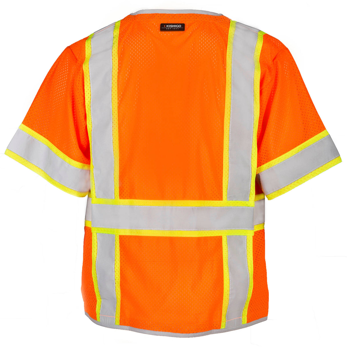 Kishigo 1551 Brilliant Series Type R Class 3 Heavy Duty Safety Vest - Orange