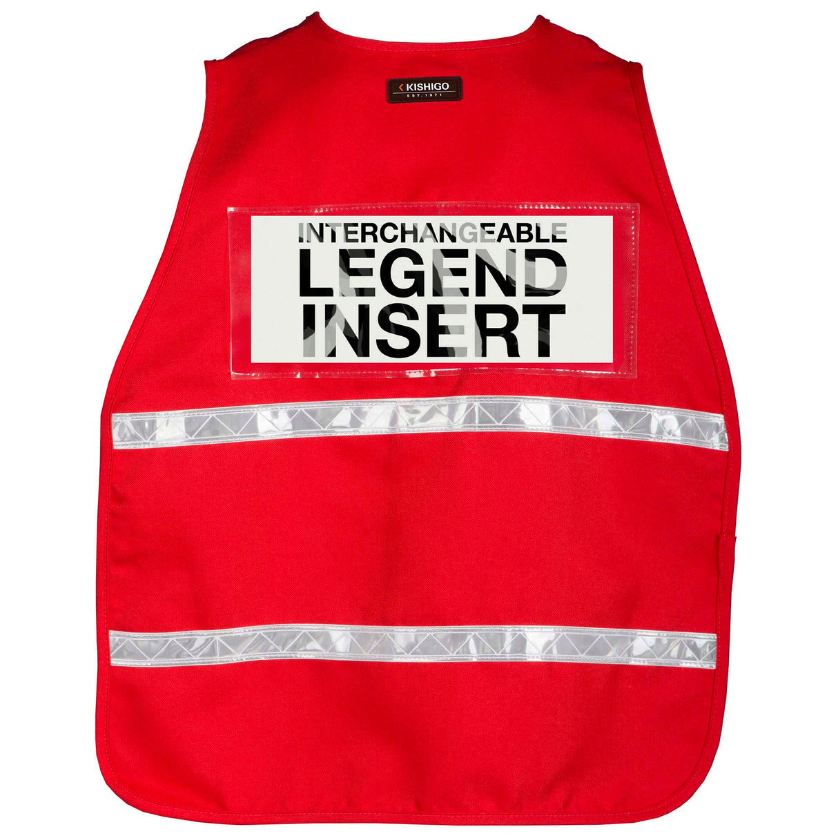 Kishigo 3708i 3700 Series Incident Command Vest - Red