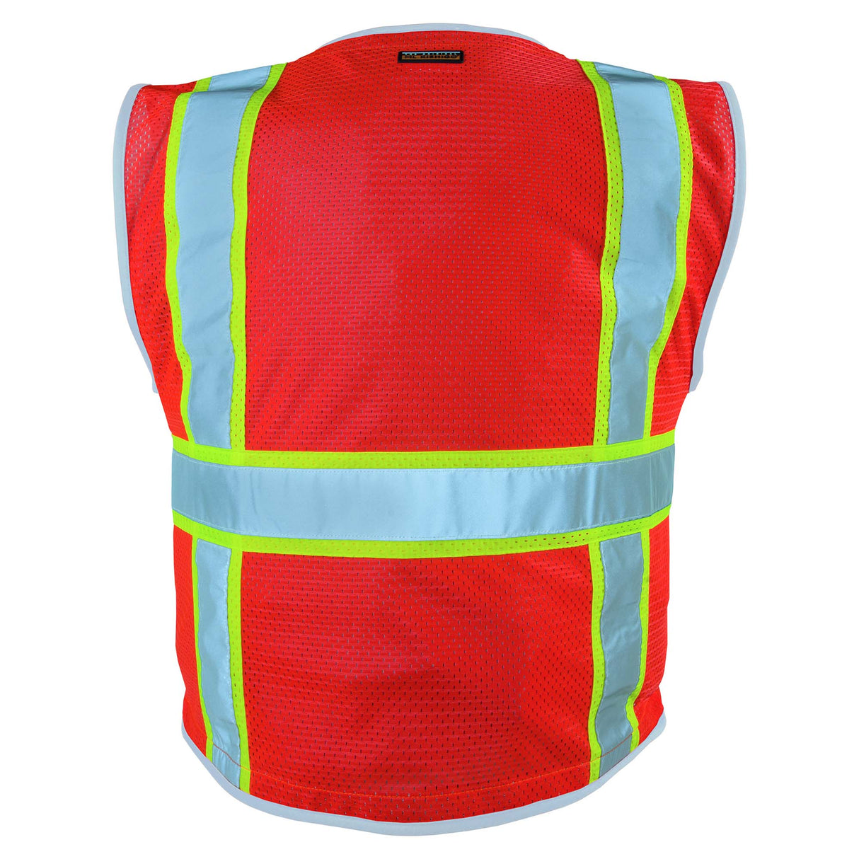 Kishigo 1710 Premium Brilliant Series Heavy Duty Safety Vest - Fluorescent Red