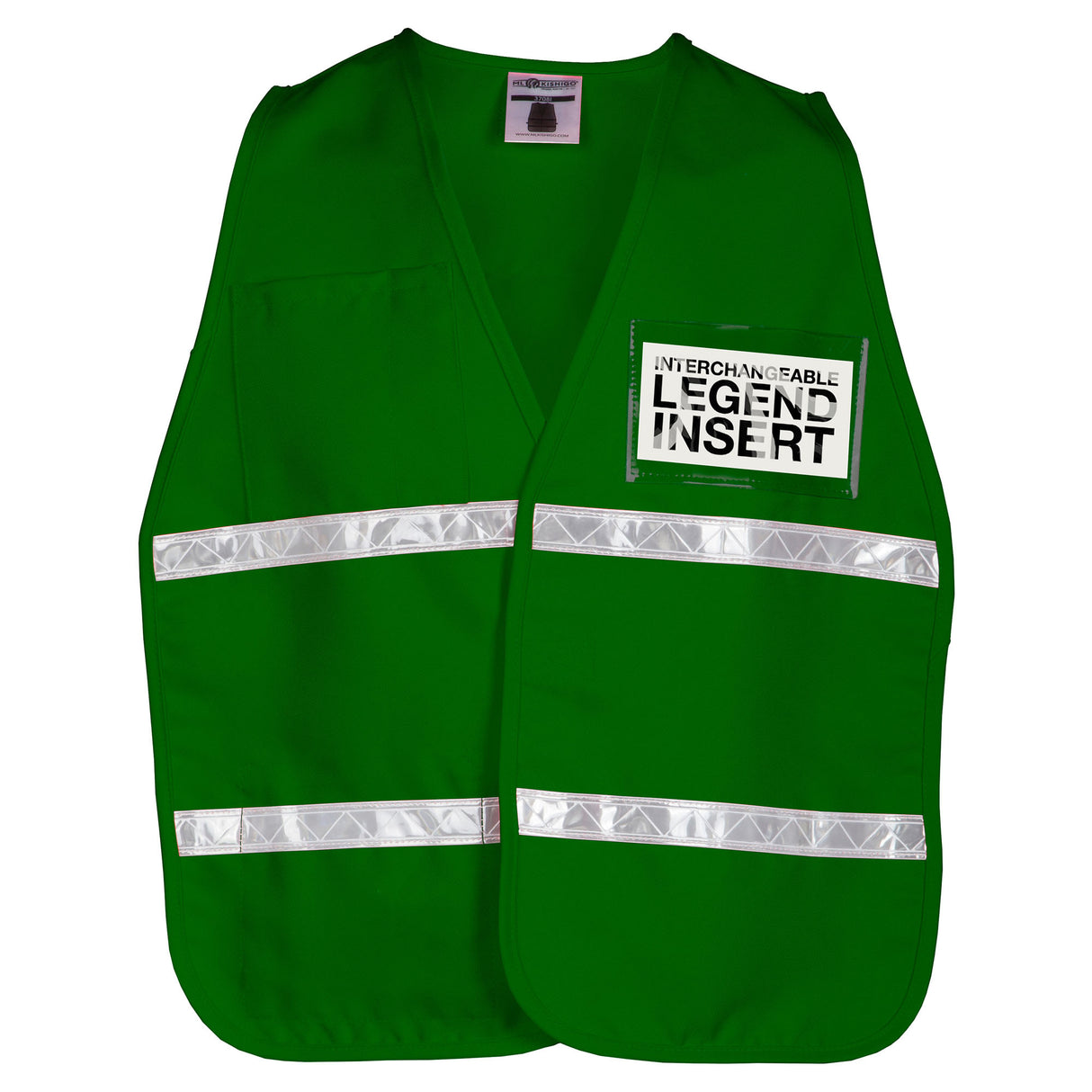 Kishigo 3705i 3700 Series Incident Command Vest - Green