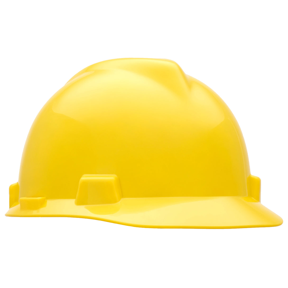 MSA Super-V Cap Style Hard Hat - 1-Touch Suspension - Yellow