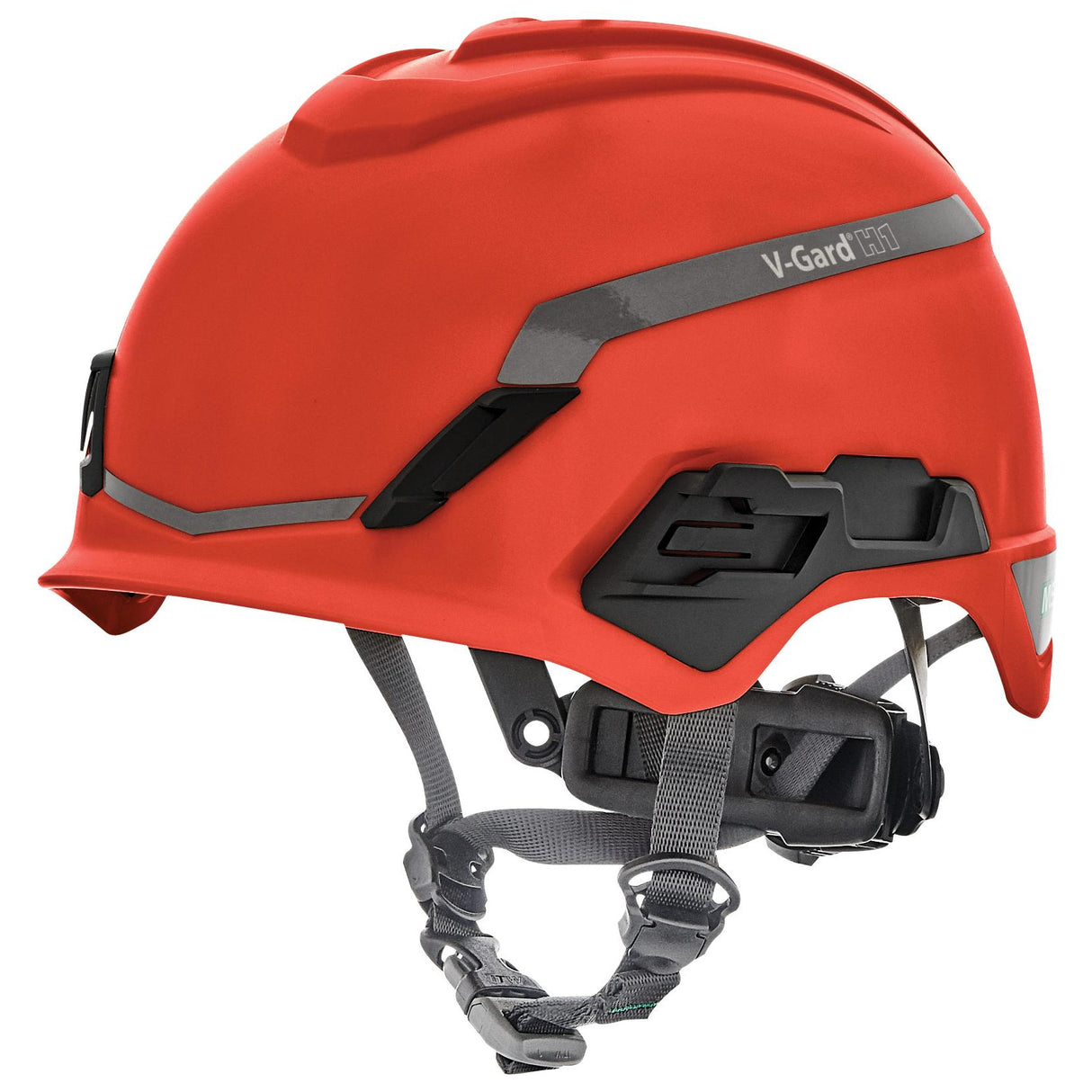 MSA V-Gard H1 Safety Helmet - 4-Point Fast-Trac III Pivot Suspension