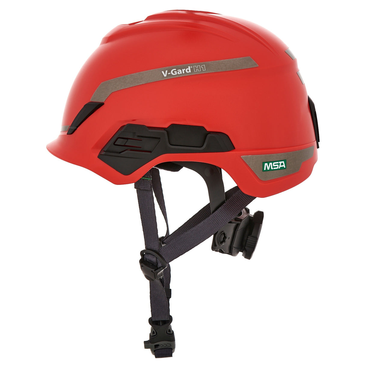MSA V-Gard H1 Safety Helmet - 4-Point Fast-Trac III Pivot Suspension