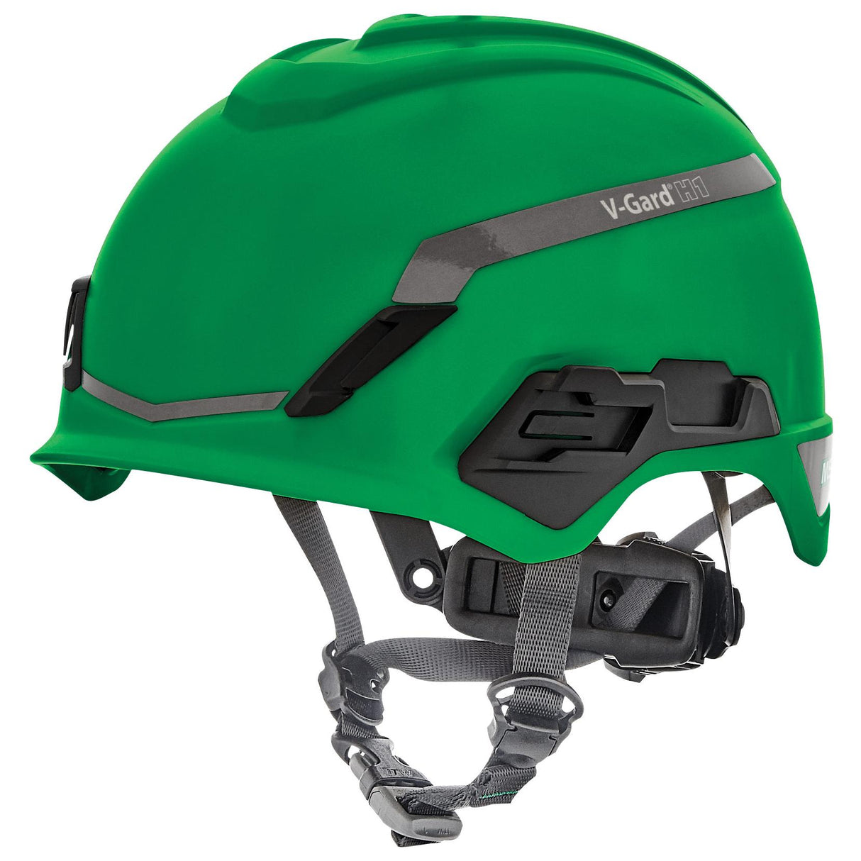 MSA V-Gard H1 Safety Helmet - 4-Point Fast-Trac III Pivot Suspension
