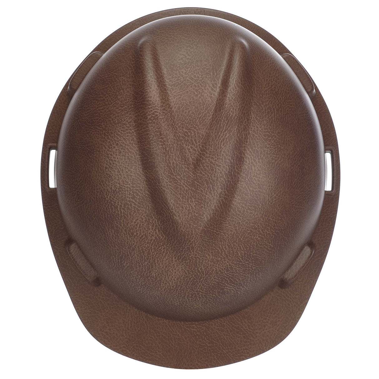 MSA V-Gard Hydro Dip Cap Style Hard Hat - 4-Point Fast-Trac III Suspension - Italian Leather