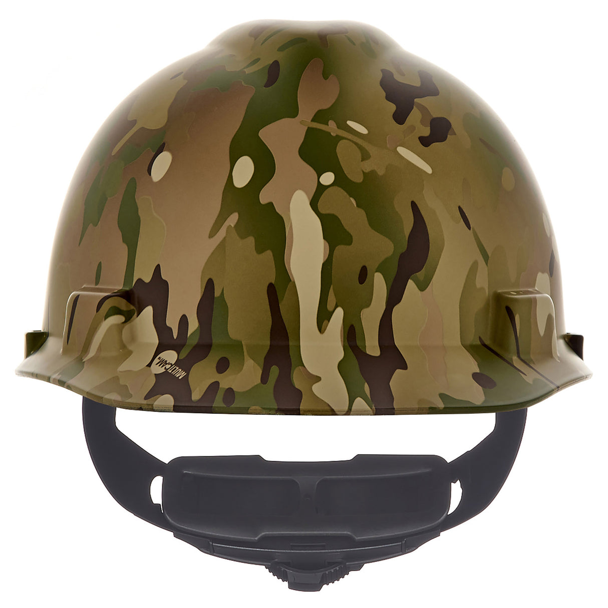 MSA V-Gard Hydro Dip Cap Style Hard Hat - 4-Point Fast-Trac III Suspension - Multi Camo