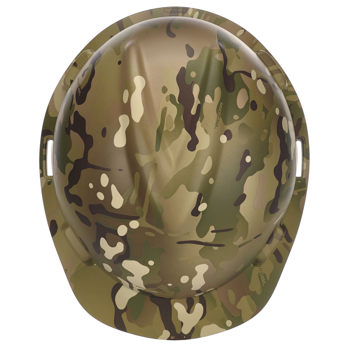 MSA V-Gard Hydro Dip Cap Style Hard Hat - 4-Point Fast-Trac III Suspension - Multi Camo
