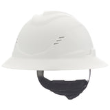 MSA V-Gard C1™ Full Brim Vented Hard Hat - Fas-Trac III Suspension
