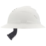 MSA V-Gard C1™ Full Brim Vented Hard Hat - Fas-Trac III Suspension