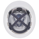 MSA V-Gard C1™ Full Brim Vented Hard Hat - Fas-Trac III Suspension