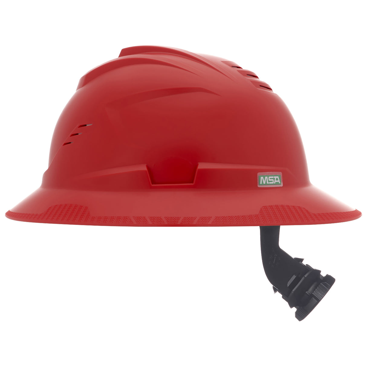 MSA V-Gard C1™ Full Brim Vented Hard Hat - Fas-Trac III Suspension