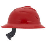 MSA V-Gard C1™ Full Brim Vented Hard Hat - Fas-Trac III Suspension
