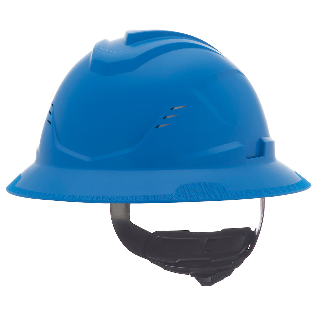 MSA V-Gard C1™ Full Brim Vented Hard Hat - Fas-Trac III Suspension